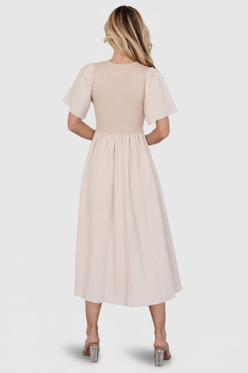 Baltic Born Womens Cici Sweater Dress | Natural | Size: XL Baltic Born Womens Cici Sweater Dress | Natural | Size: XL