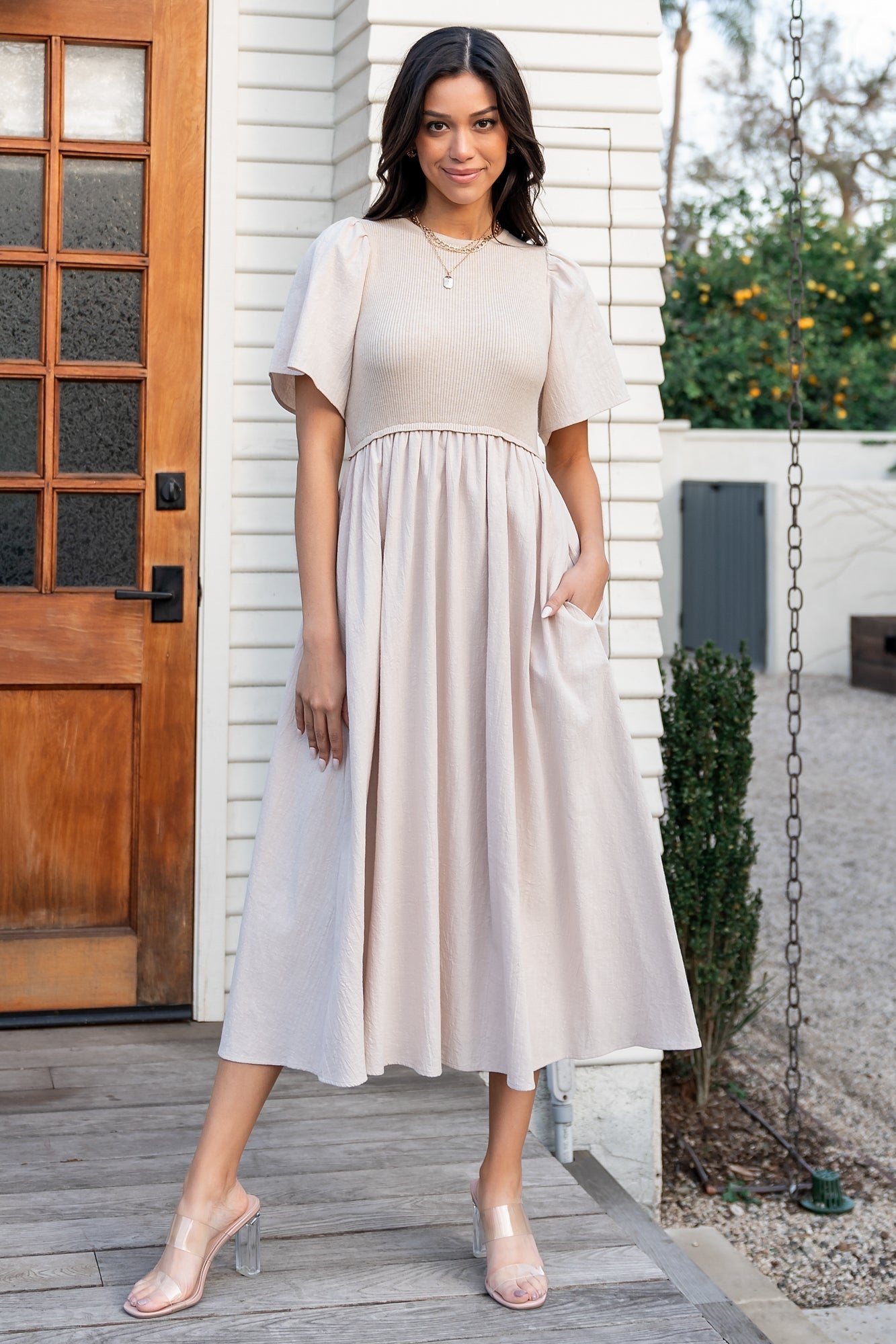 Cici Sweater Dress | Natural - Baltic Born