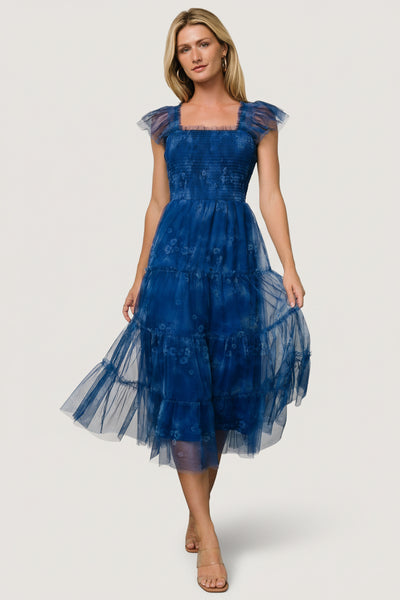 Clementine Tulle Midi Dress