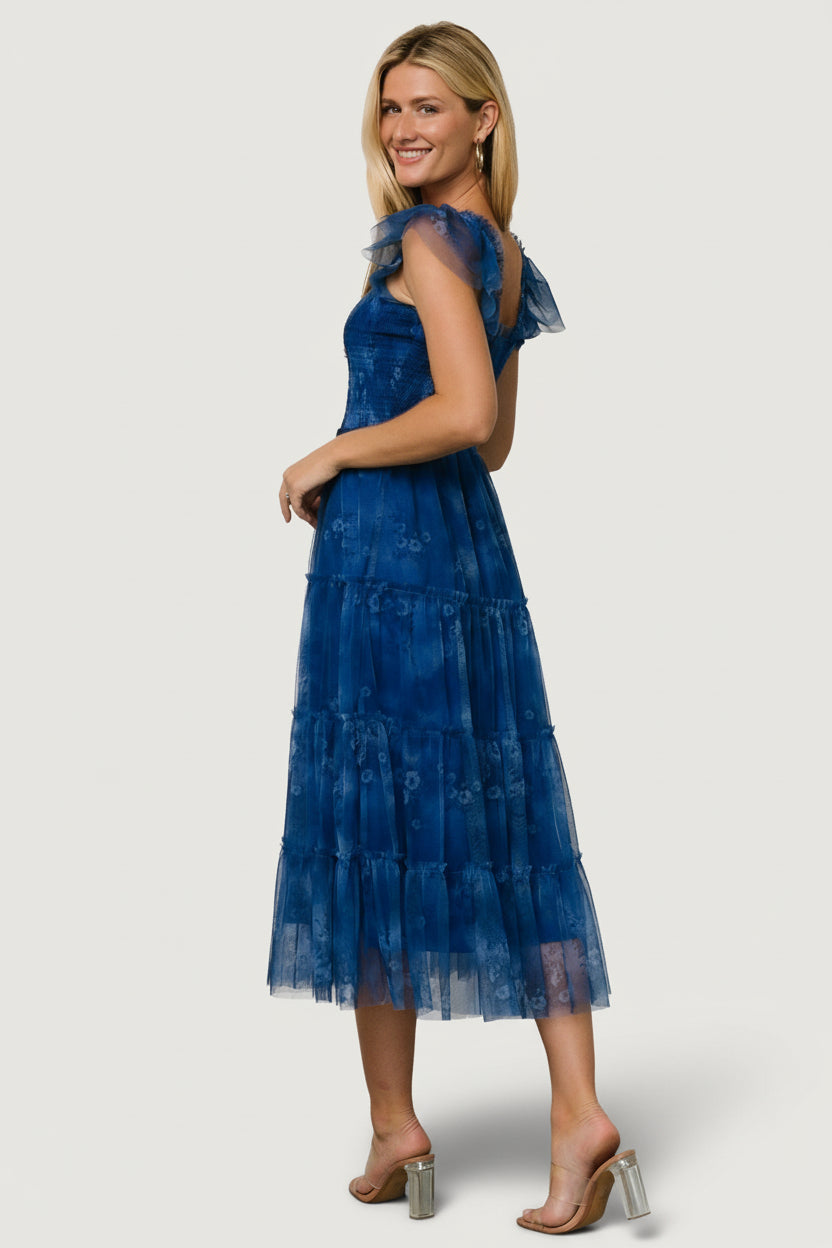 Clementine Tulle Midi Dress