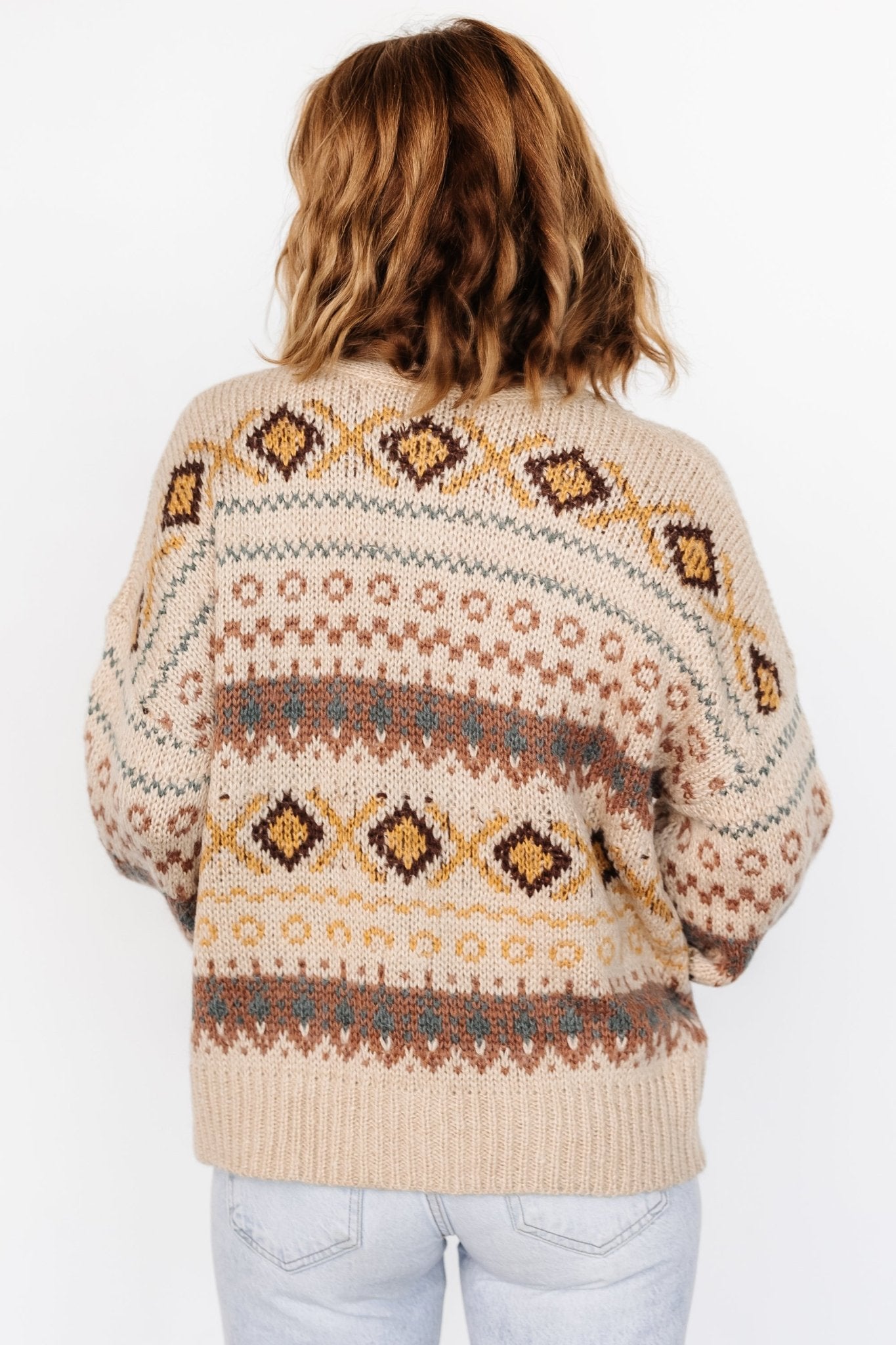 Cody Knit Cardigan | Taupe Multi - Baltic Born