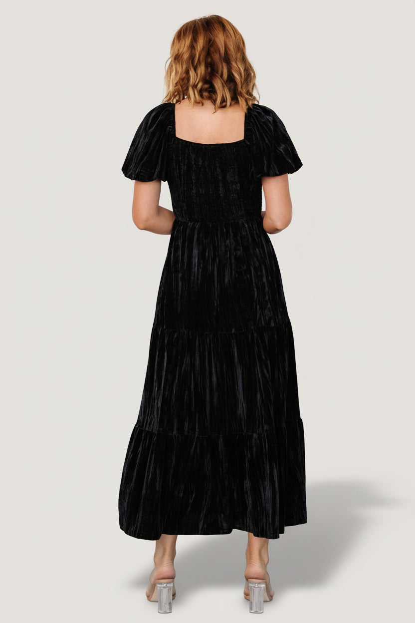 Colleen Velvet Maxi Dress