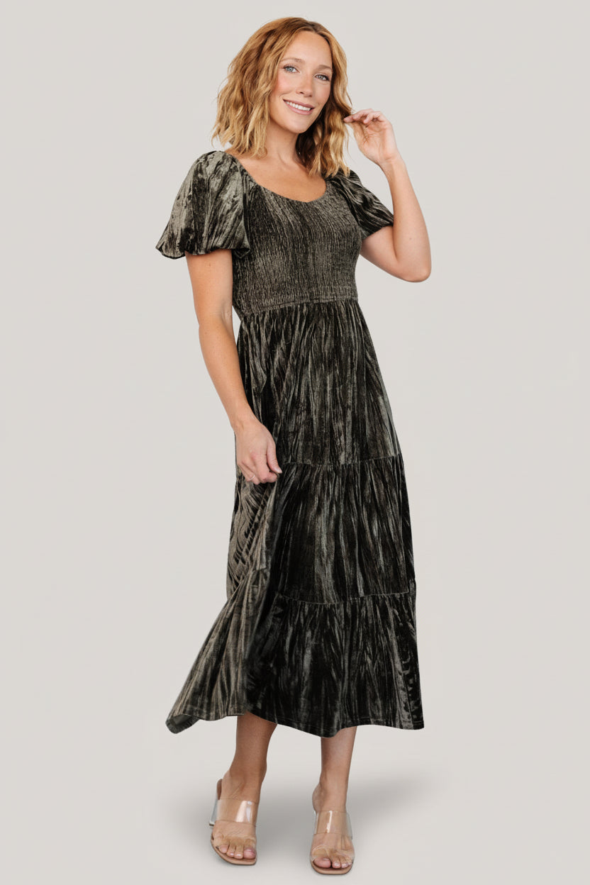 Colleen Velvet Maxi Dress