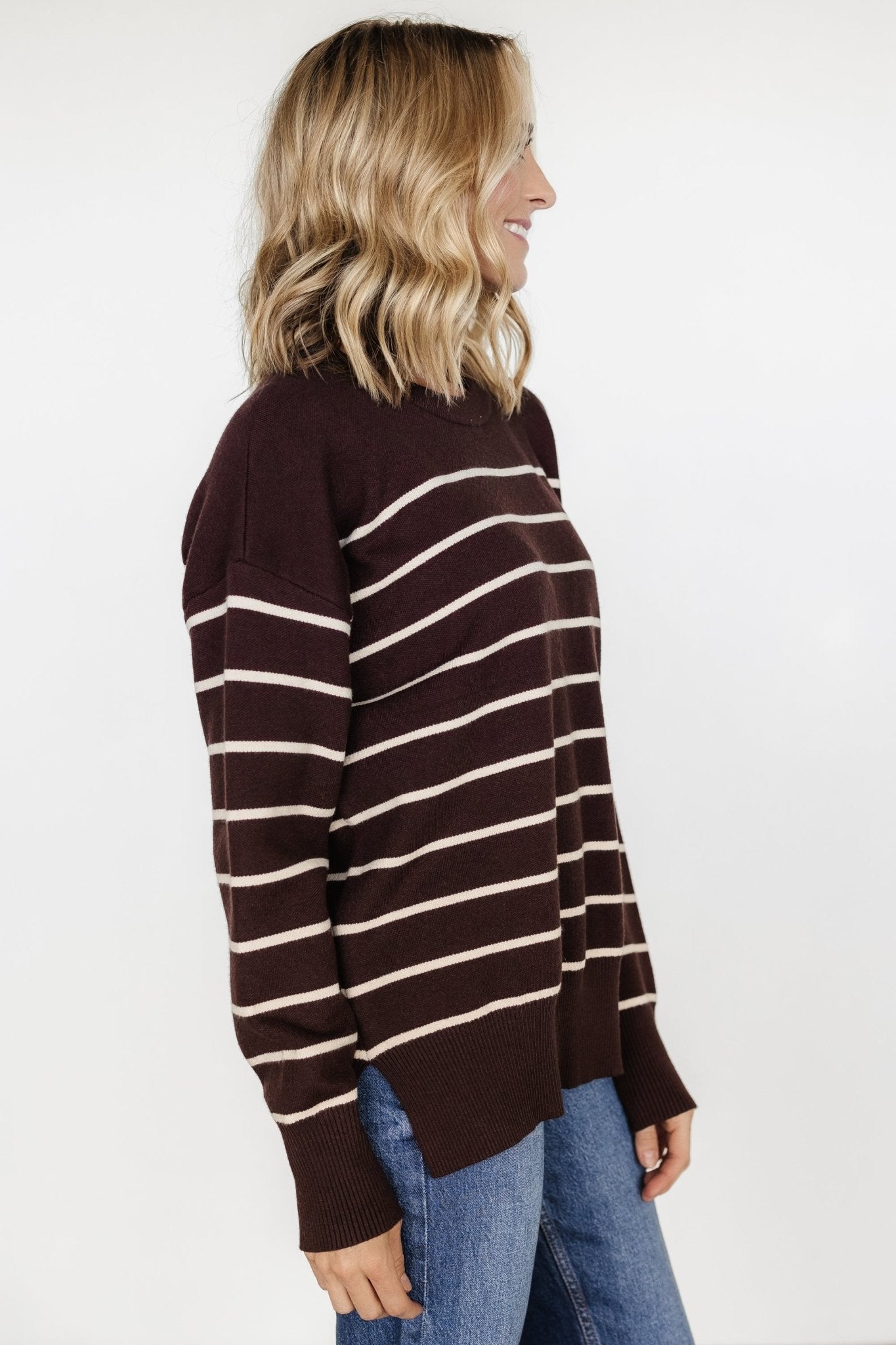 Colmar Striped Sweater | Clove + Cream - Baltic Born