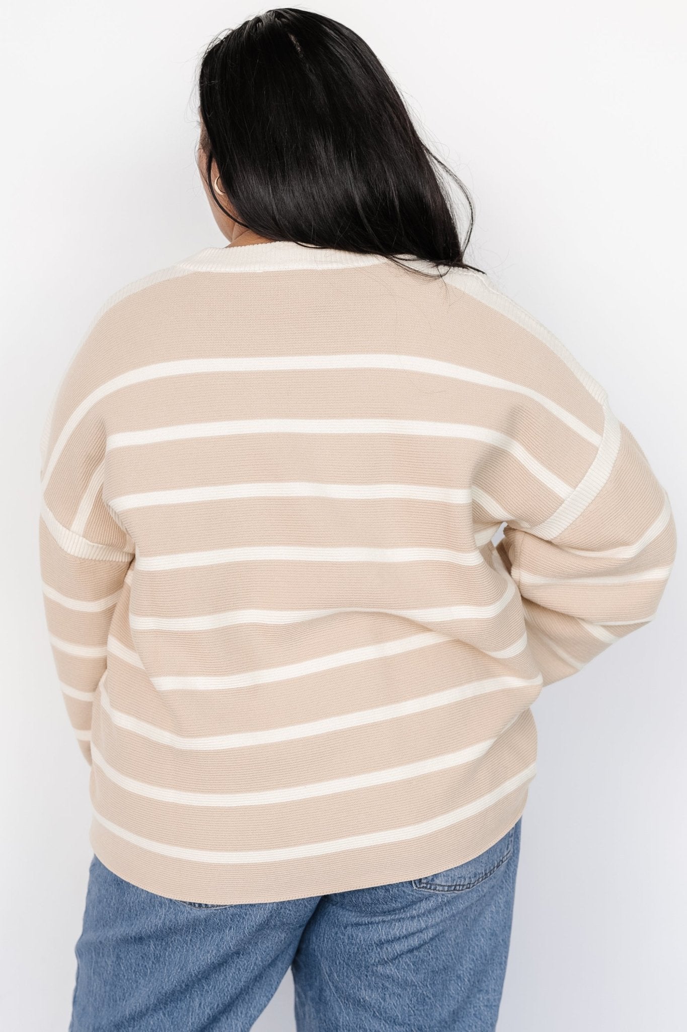 Conway Striped Sweater | Natural - Baltic Born