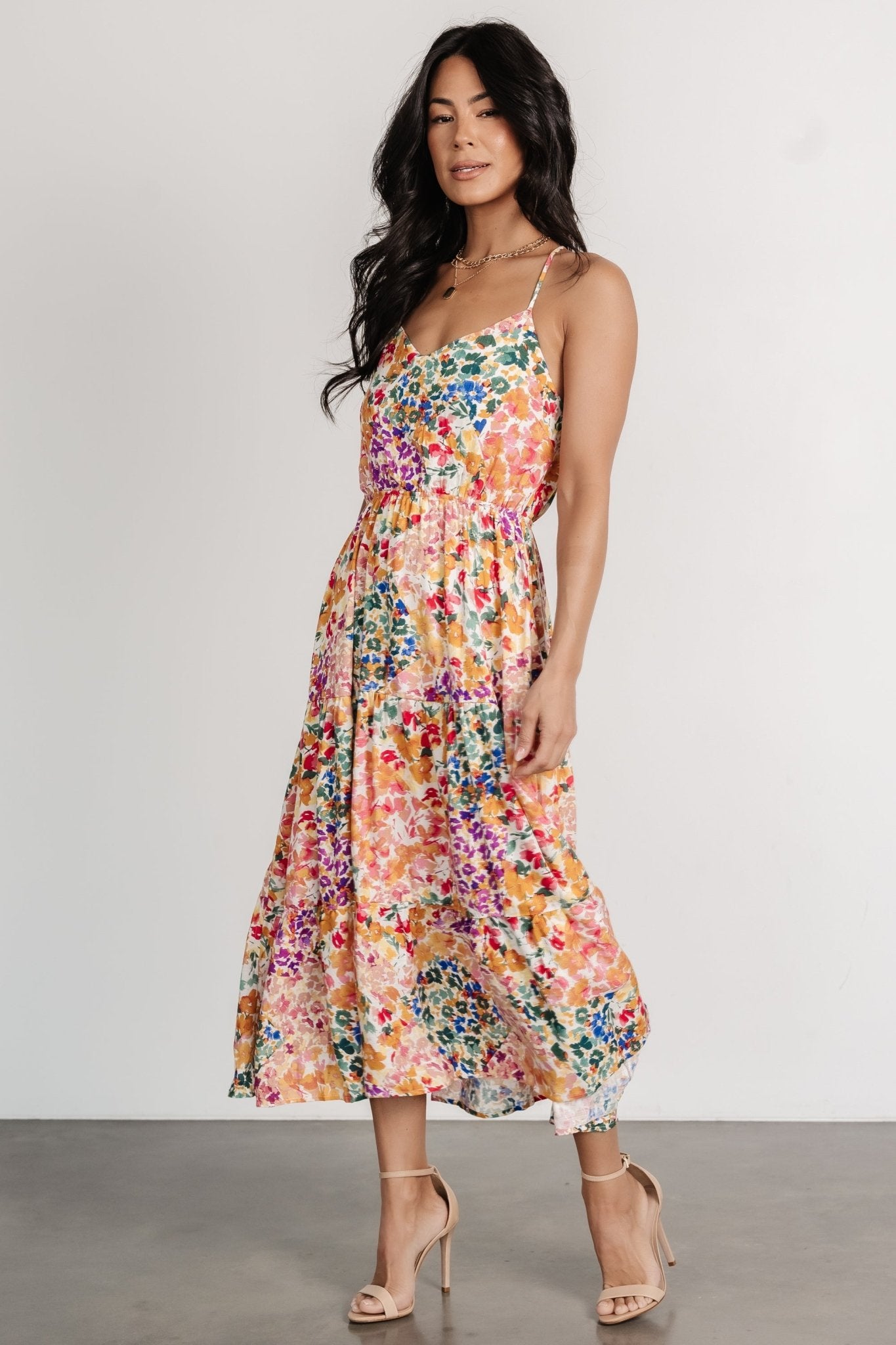 Coronado Midi Dress | Multi Floral | Baltic Born