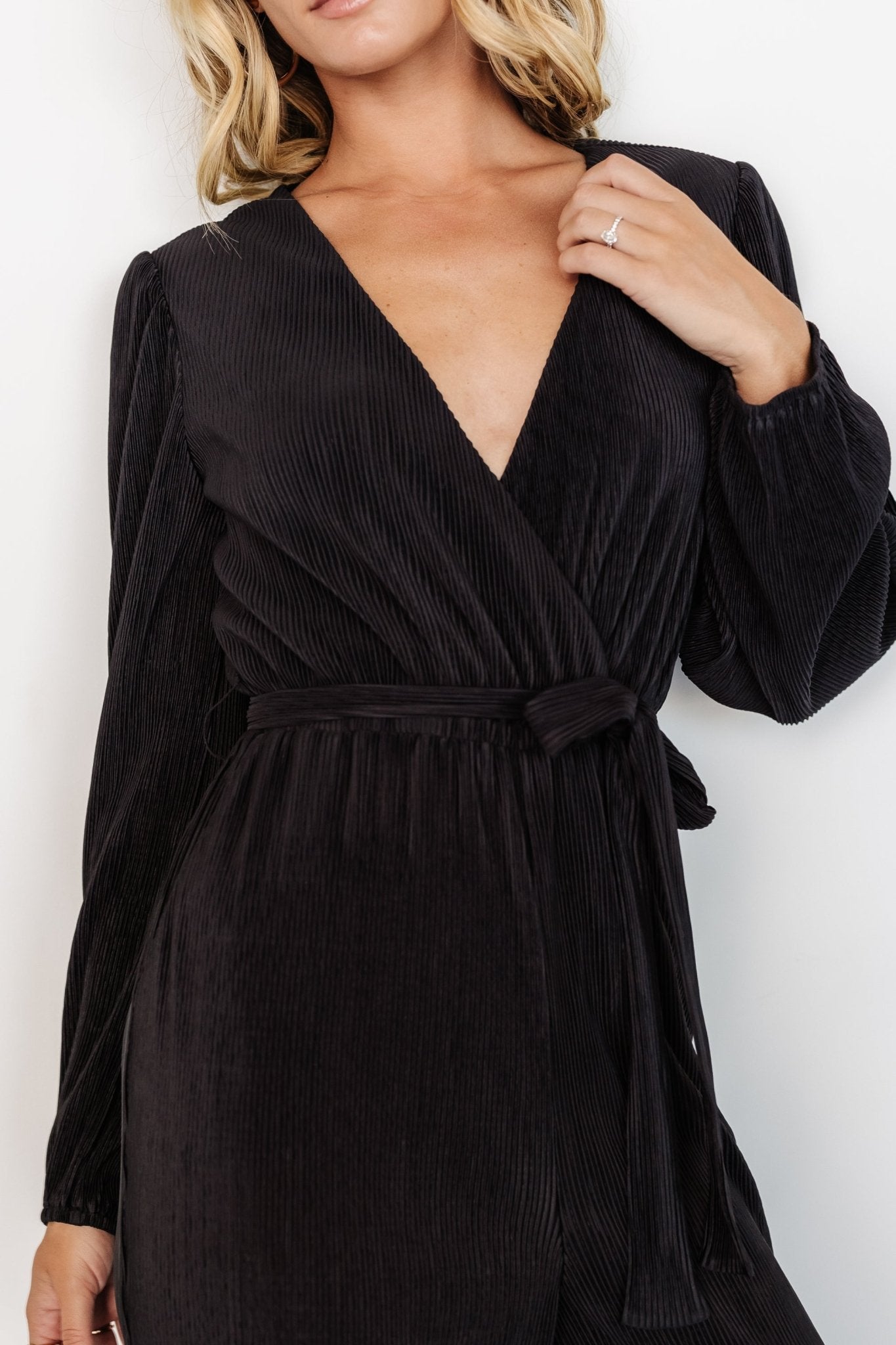 Croft Pleated Jumpsuit | Black - Baltic Born