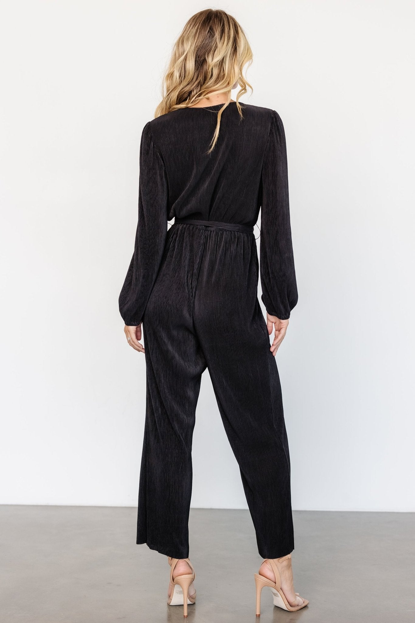 Croft Pleated Jumpsuit | Black - Baltic Born