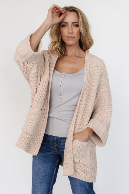 Cybele Oversized Cardigan | Natural - Baltic Born