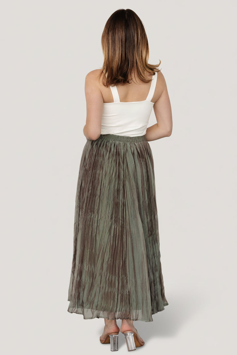 Cyra Midi Skirt | Sage
