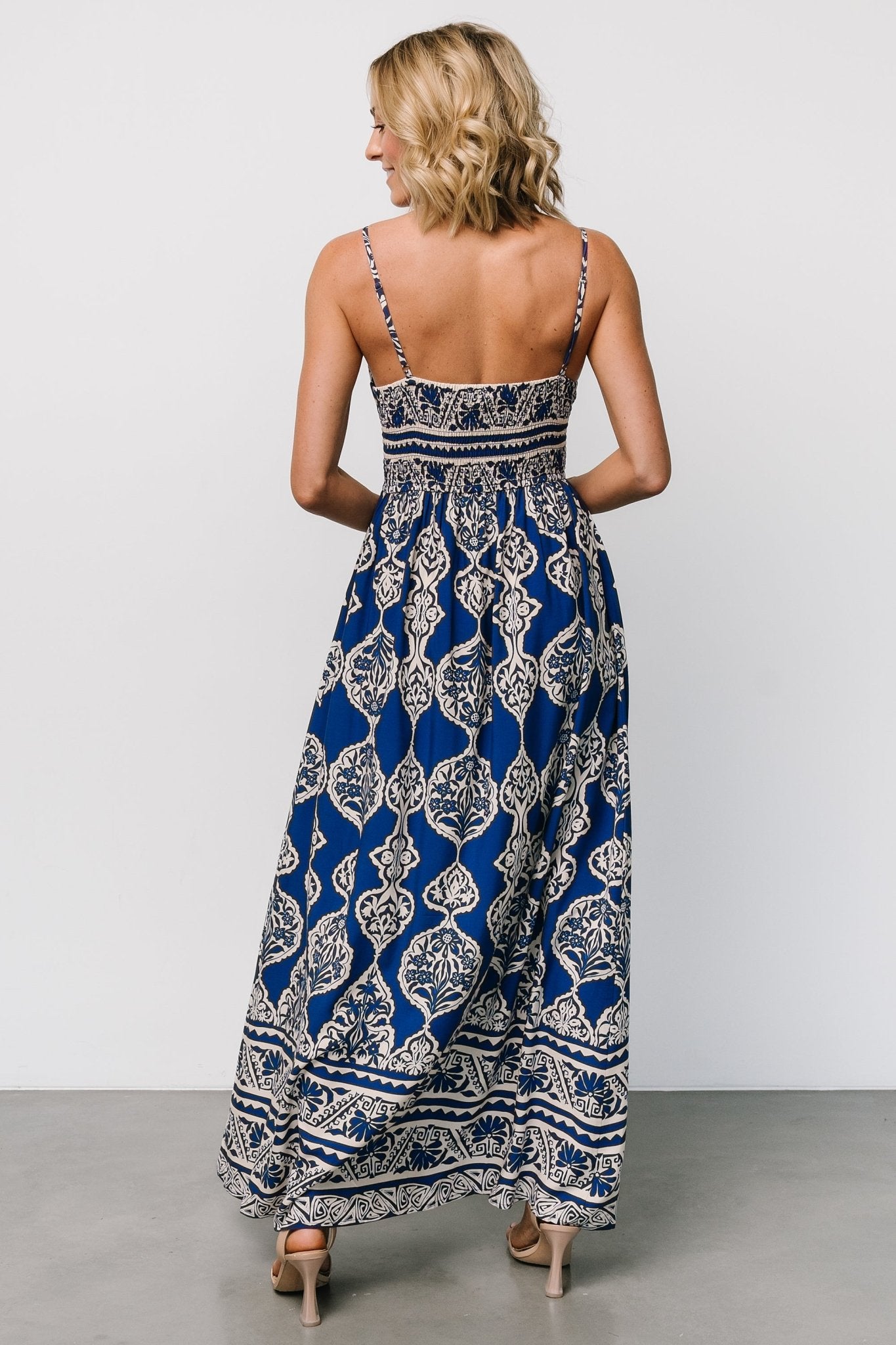 Davinah V Neck Maxi Dress | Blue Print - Baltic Born