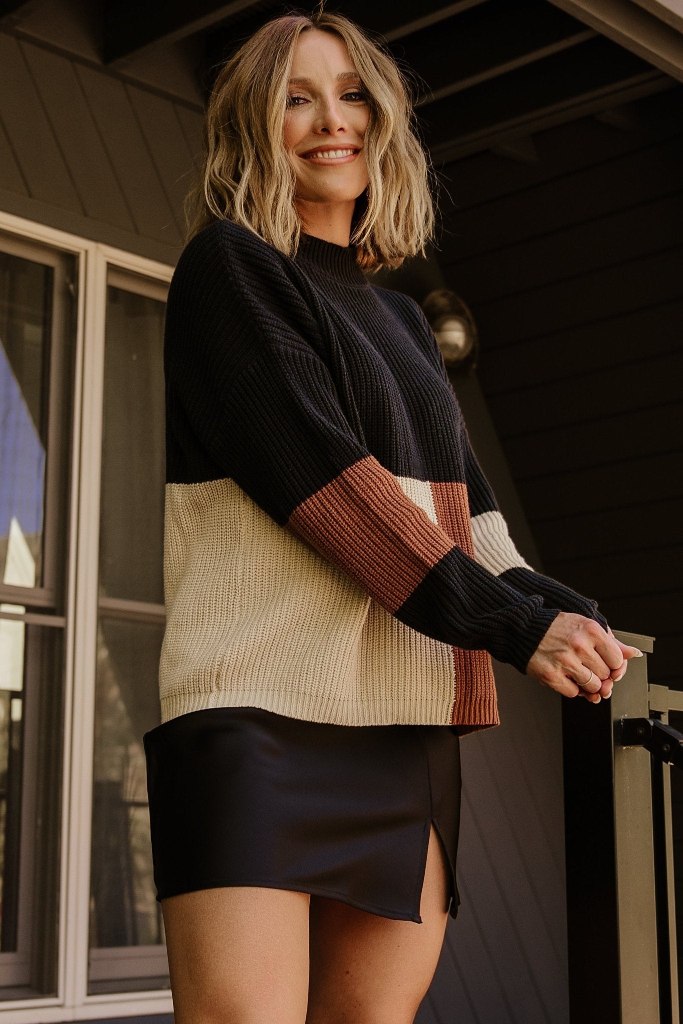 Dawson Knit Sweater | Black Multi - Baltic Born