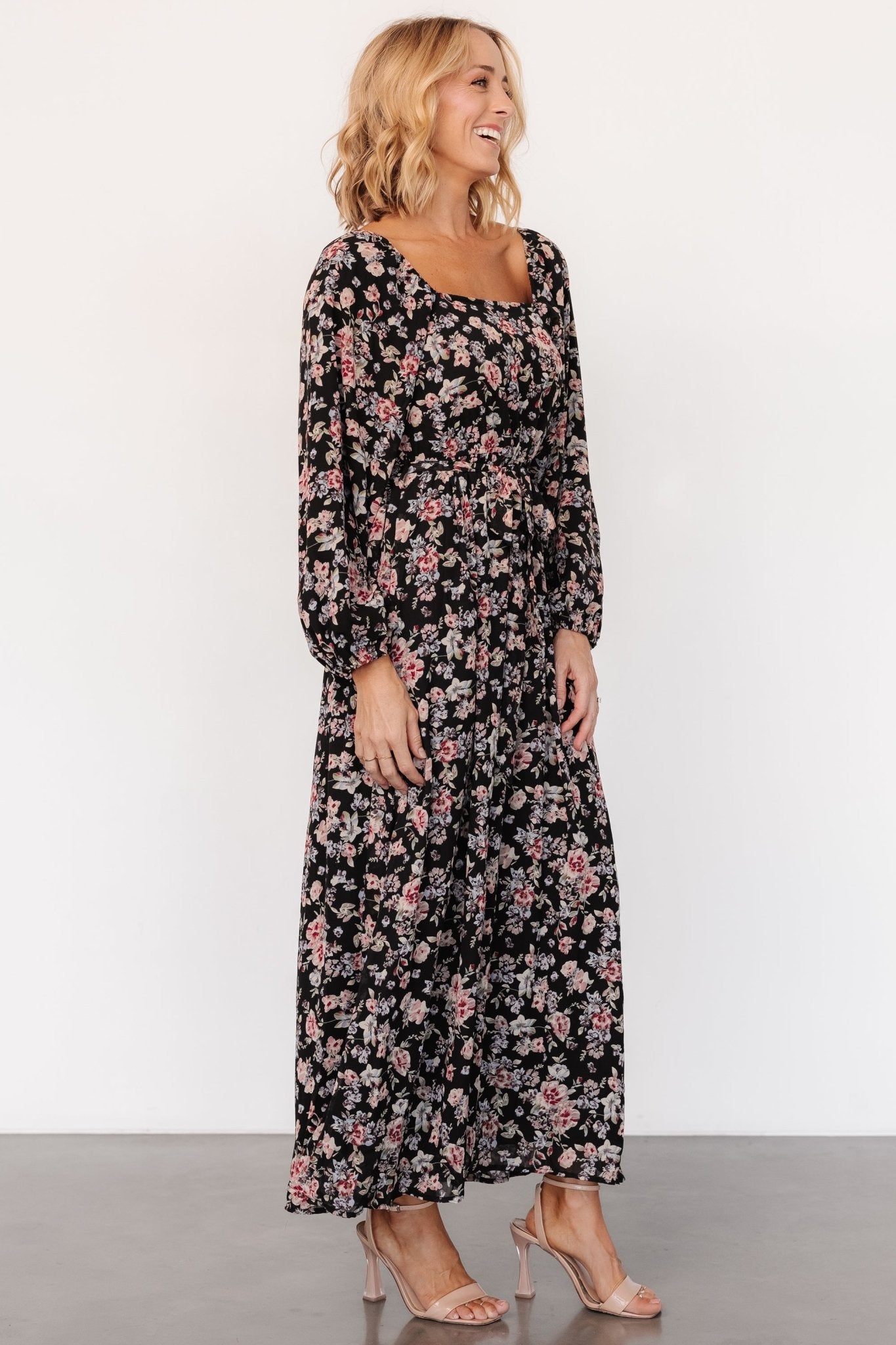 Della Dress | Black Multi Floral - Baltic Born