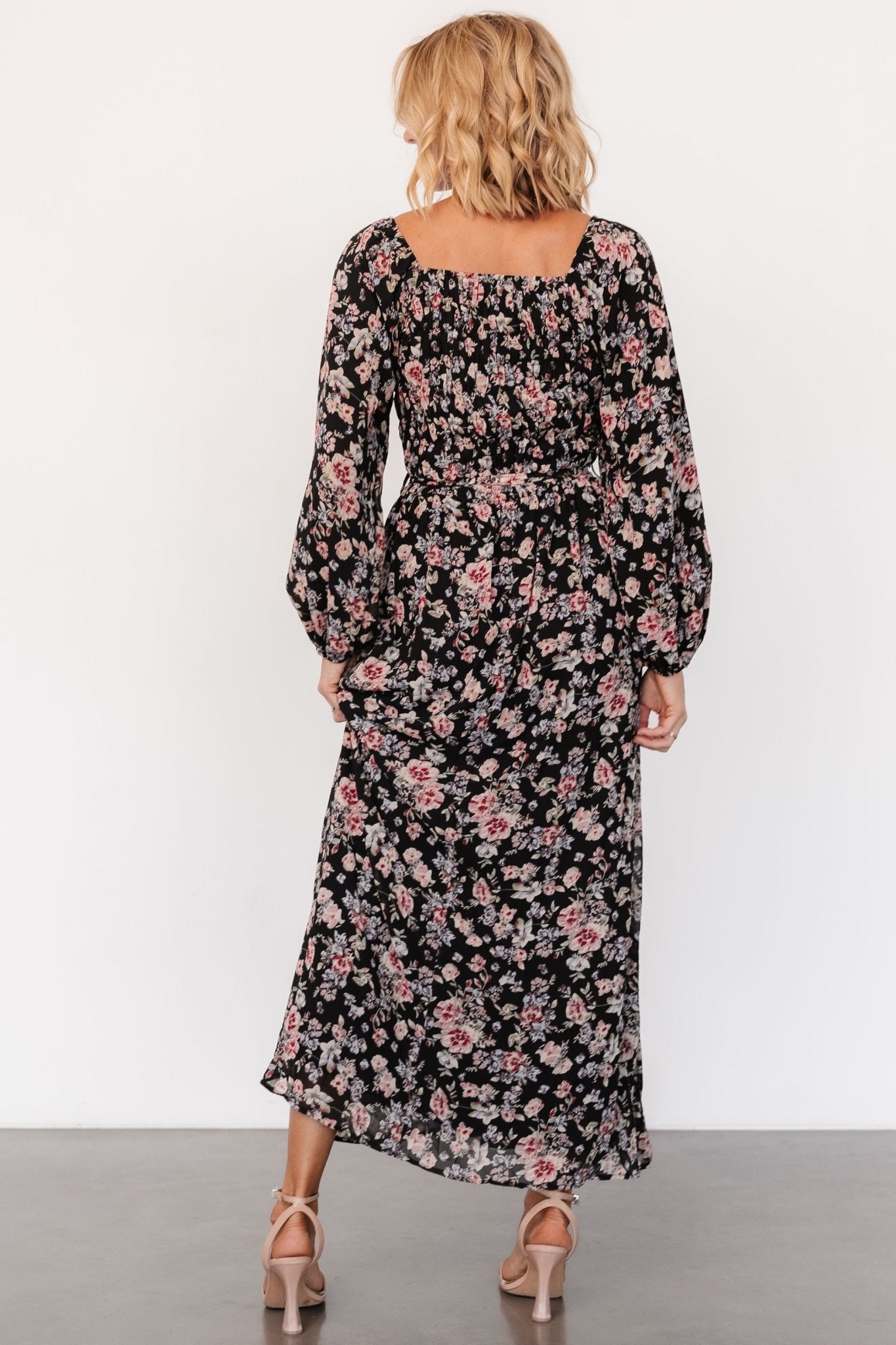 Della Dress | Black Multi Floral - Baltic Born