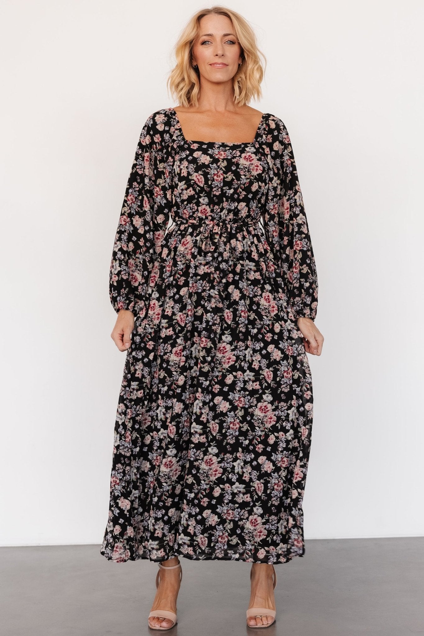 Della Dress | Black Multi Floral - Baltic Born