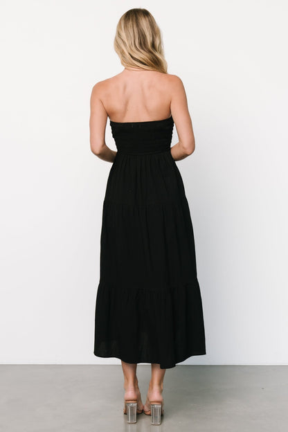 Delray Strapless Dress | Black - Baltic Born