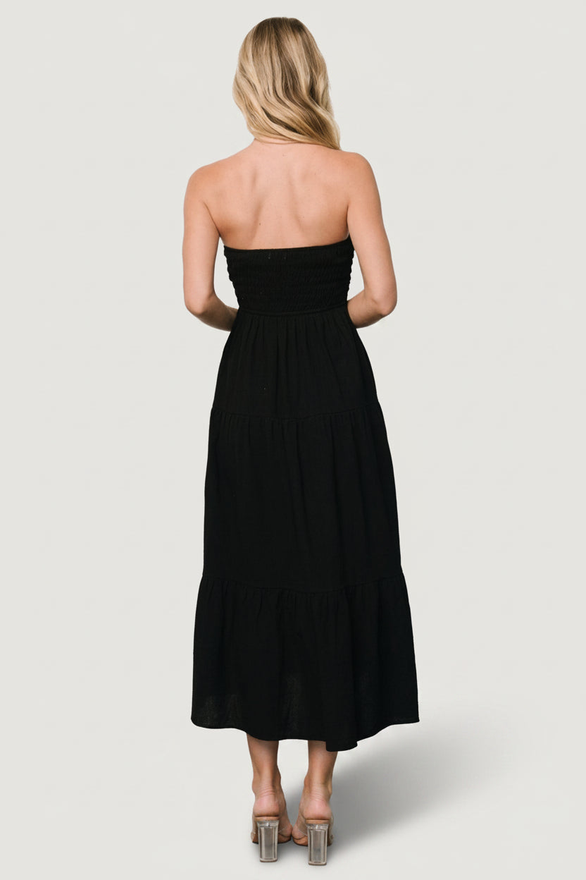 Baltic Born Womens Delray Strapless Dress | Black | Size: Medium Baltic Born Womens Delray Strapless Dress | Black | Size: Medium