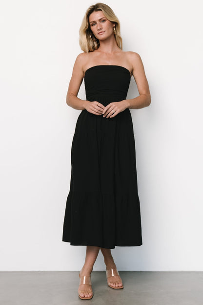 Delray Strapless Dress | Black - Baltic Born