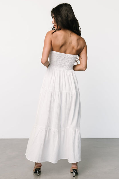 Delray Strapless Dress | Off White - Baltic Born