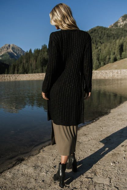 Devman Knit Cardigan | Black - Baltic Born