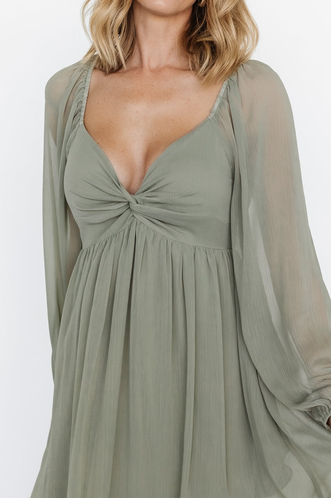 Dione Midi Dress | Dusty Olive - Baltic Born