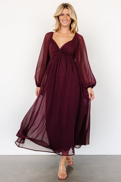 Dione Midi Dress | Mahogany - Baltic Born