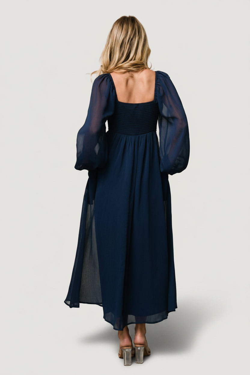 Dione Midi Dress | Navy