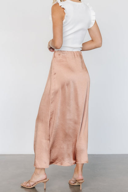 Dominga Satin Skirt | Light Copper - Baltic Born