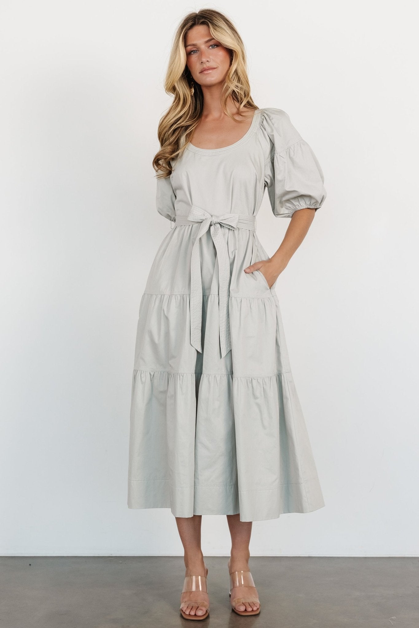 Dorothy Poplin Maxi Dress | Sage - Baltic Born