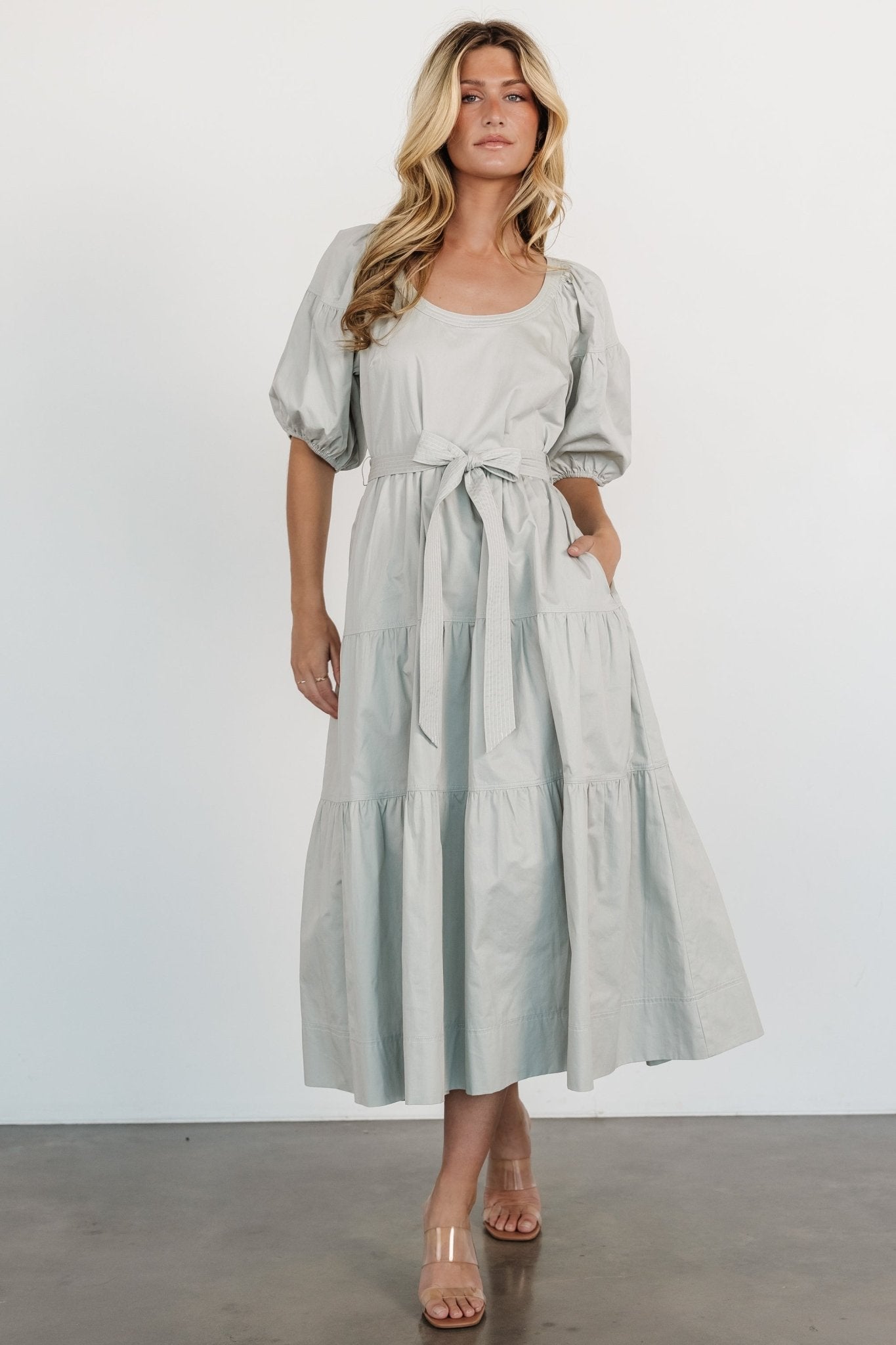 Dorothy Poplin Maxi Dress | Sage - Baltic Born