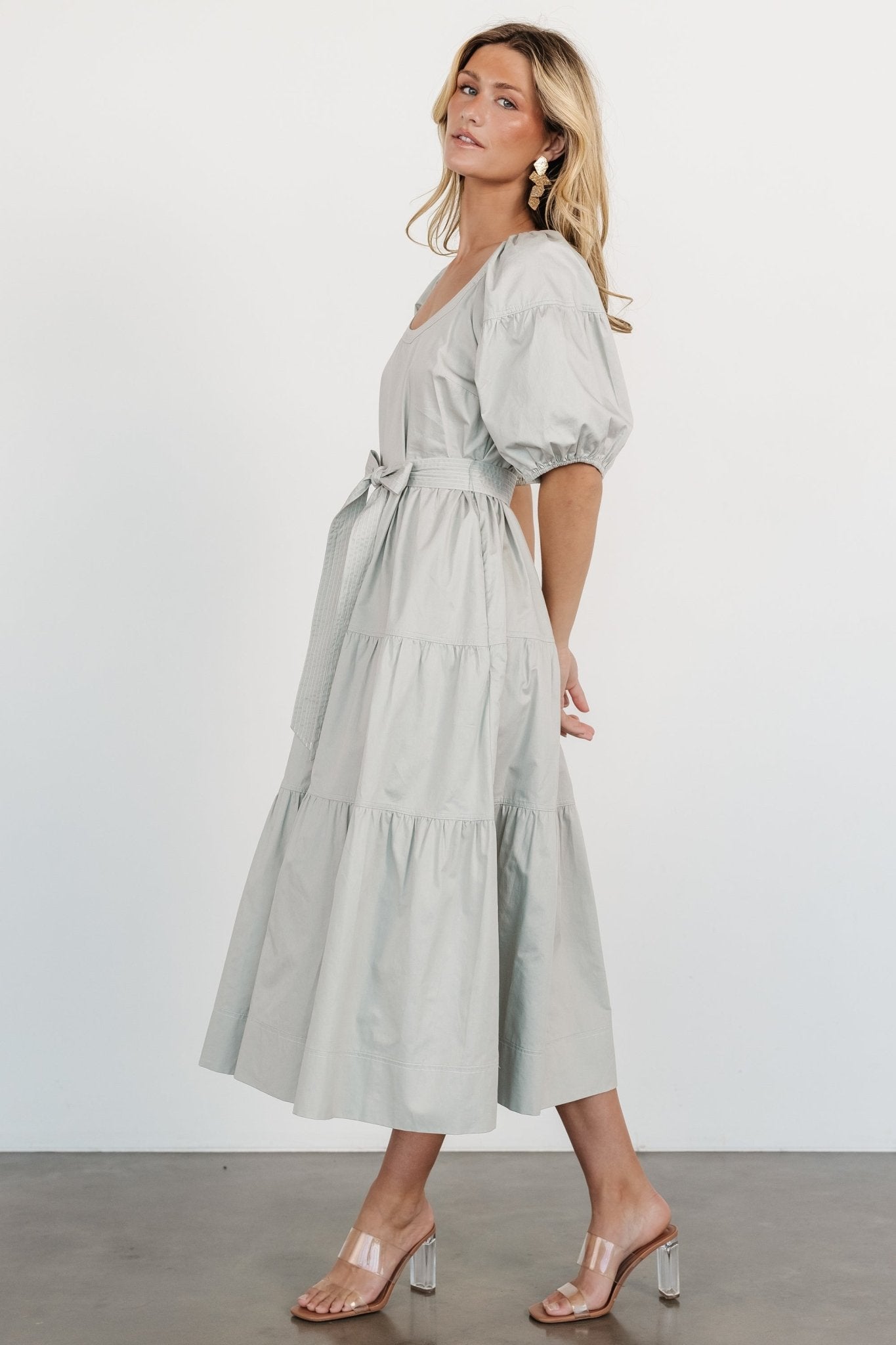 Dorothy Poplin Maxi Dress | Sage - Baltic Born