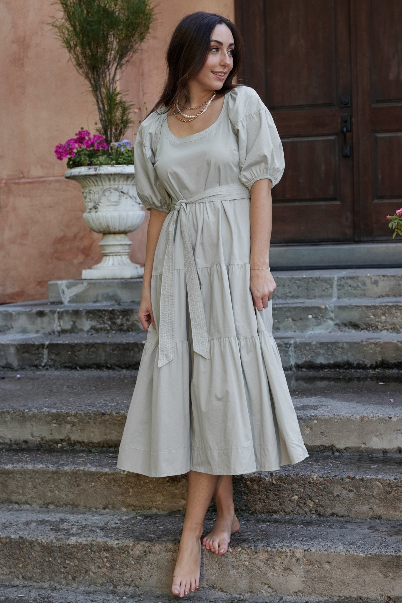 Dorothy Poplin Maxi Dress | Sage - Baltic Born