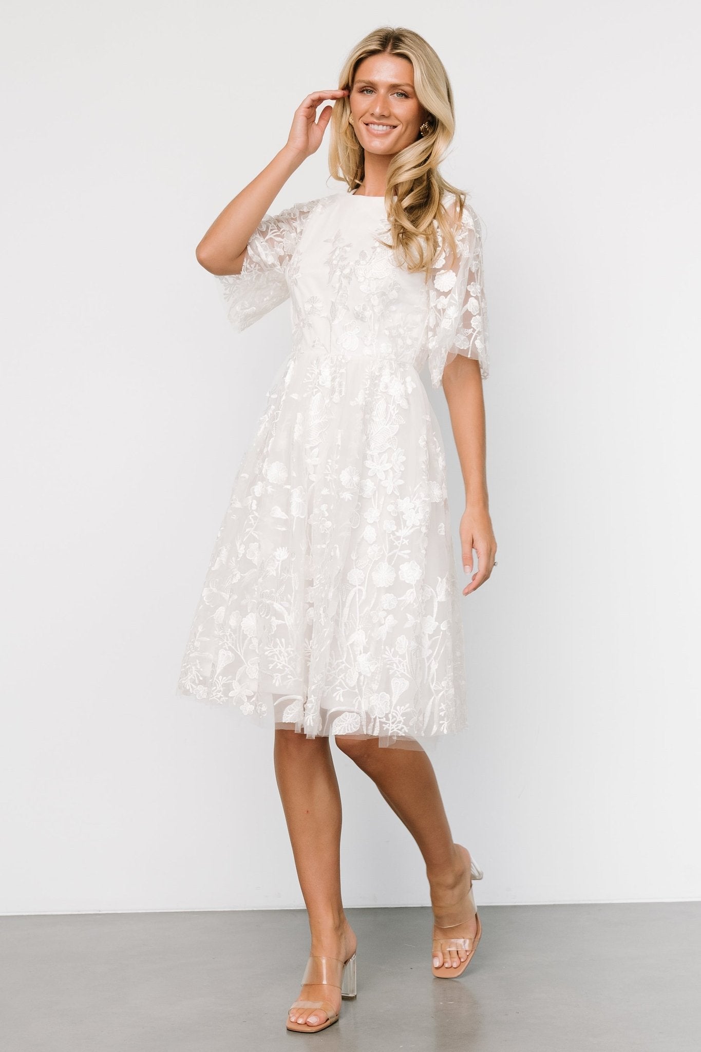 Duchess Tulle Dress | White Garden - Baltic Born