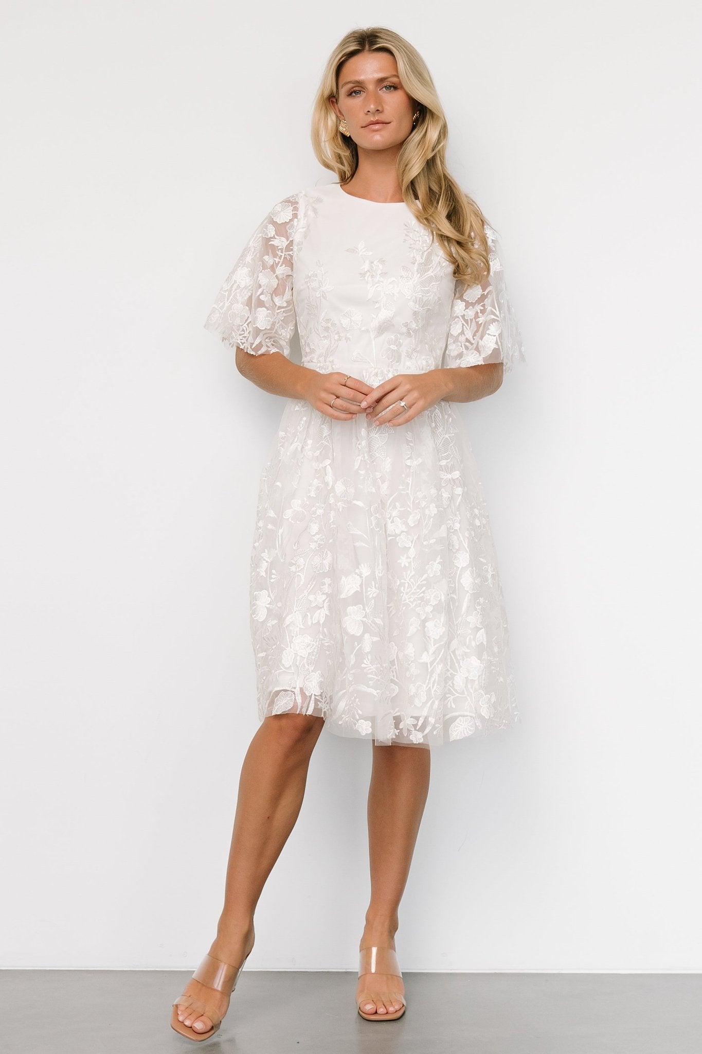 Duchess Tulle Dress | White Garden - Baltic Born