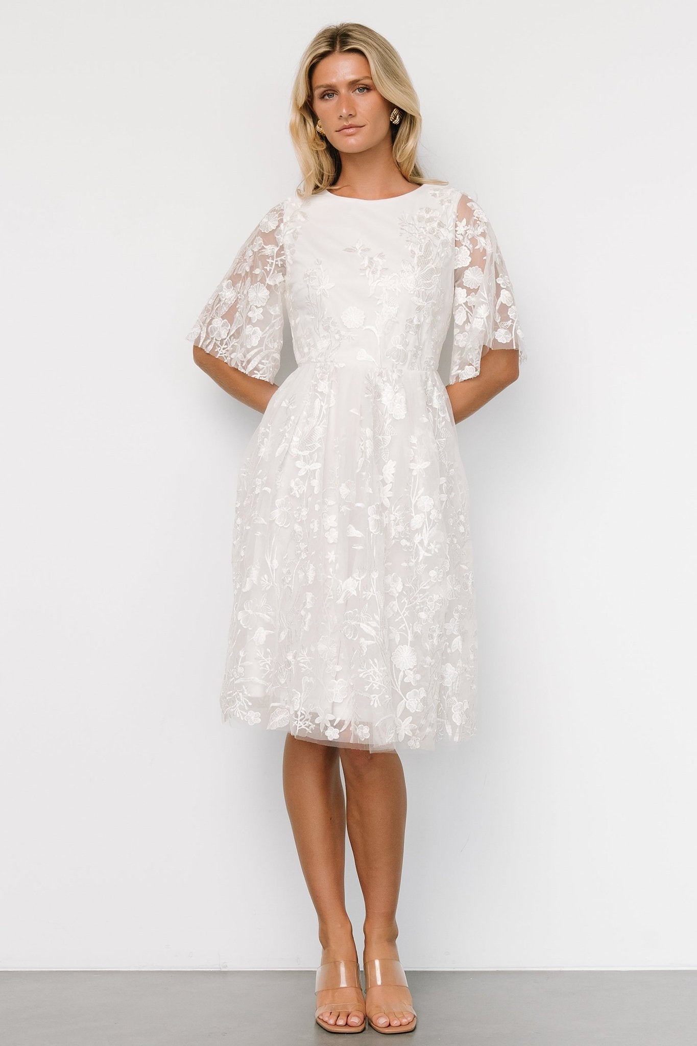 Duchess Tulle Dress | White Garden - Baltic Born