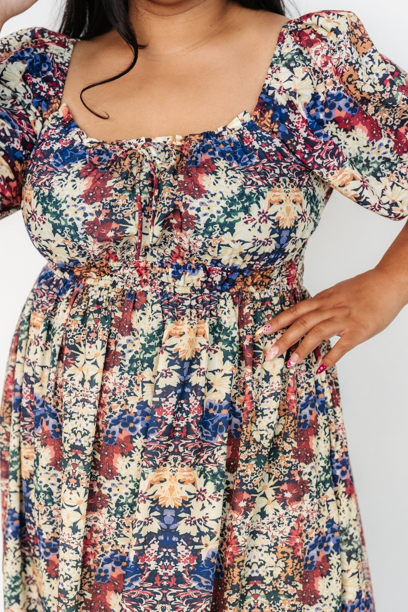 Eden Jacquard Midi Dress