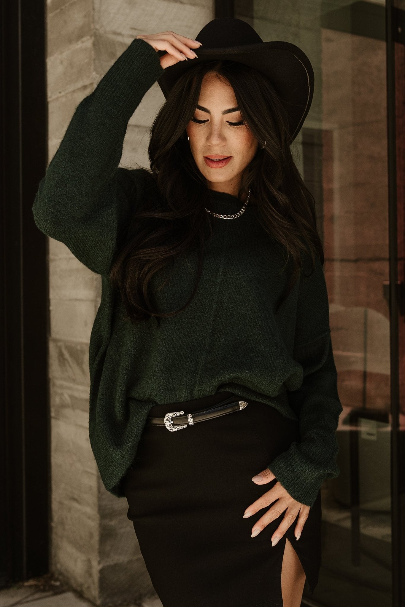 Edmonton Sweater | Dark Green - Baltic Born