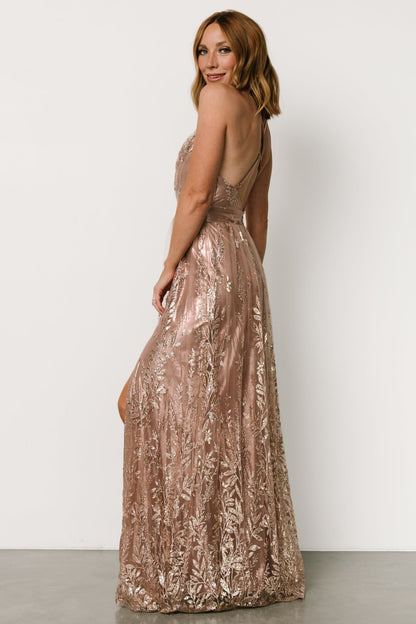 Eirena Sparkle Gown | Rose + Gold - Baltic Born