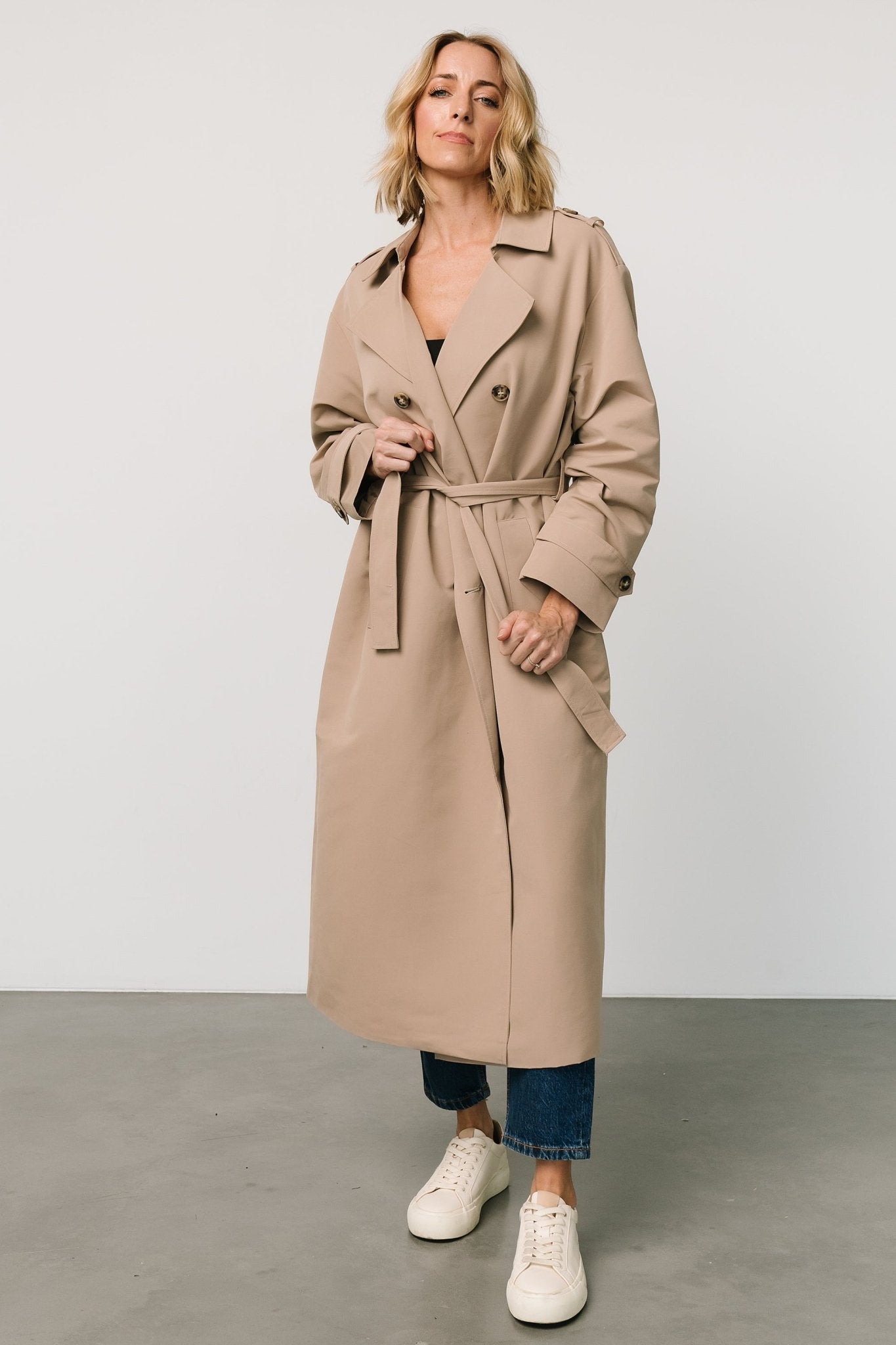 Elias Trench Coat | Beige - Baltic Born