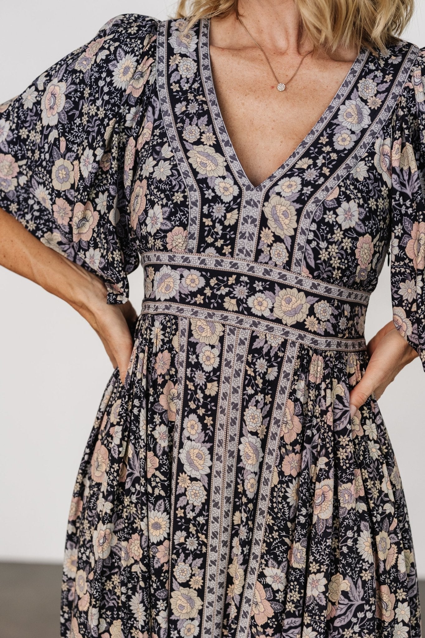 Elissa Maxi Dress | Midnight Floral - Baltic Born