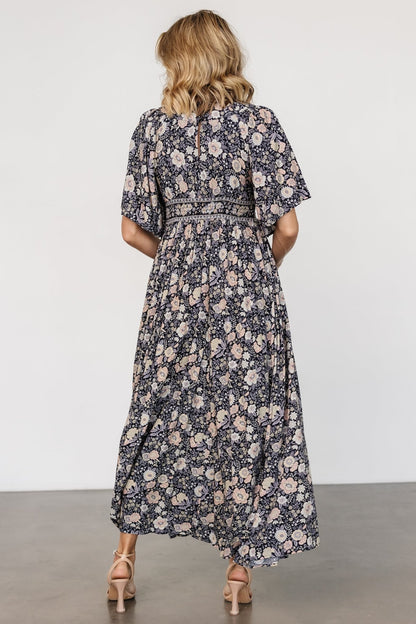 Elissa Maxi Dress | Midnight Floral - Baltic Born