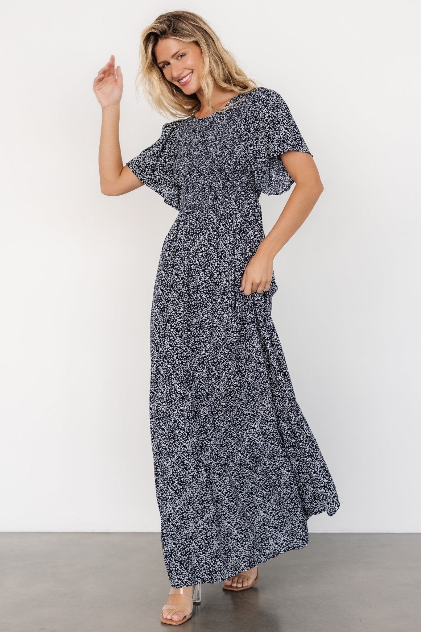 Eliza Maxi Dress | Midnight Print - Baltic Born