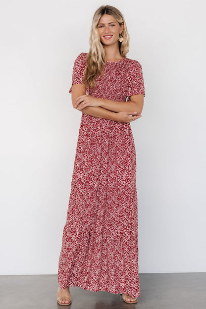 Eliza Maxi Dress | Rust Print - Baltic Born