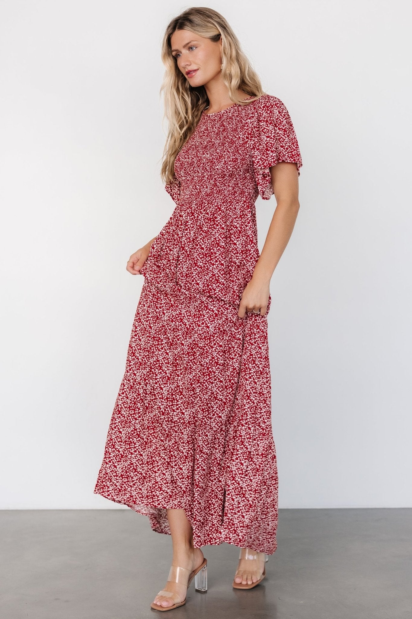 Eliza Maxi Dress | Rust Print - Baltic Born