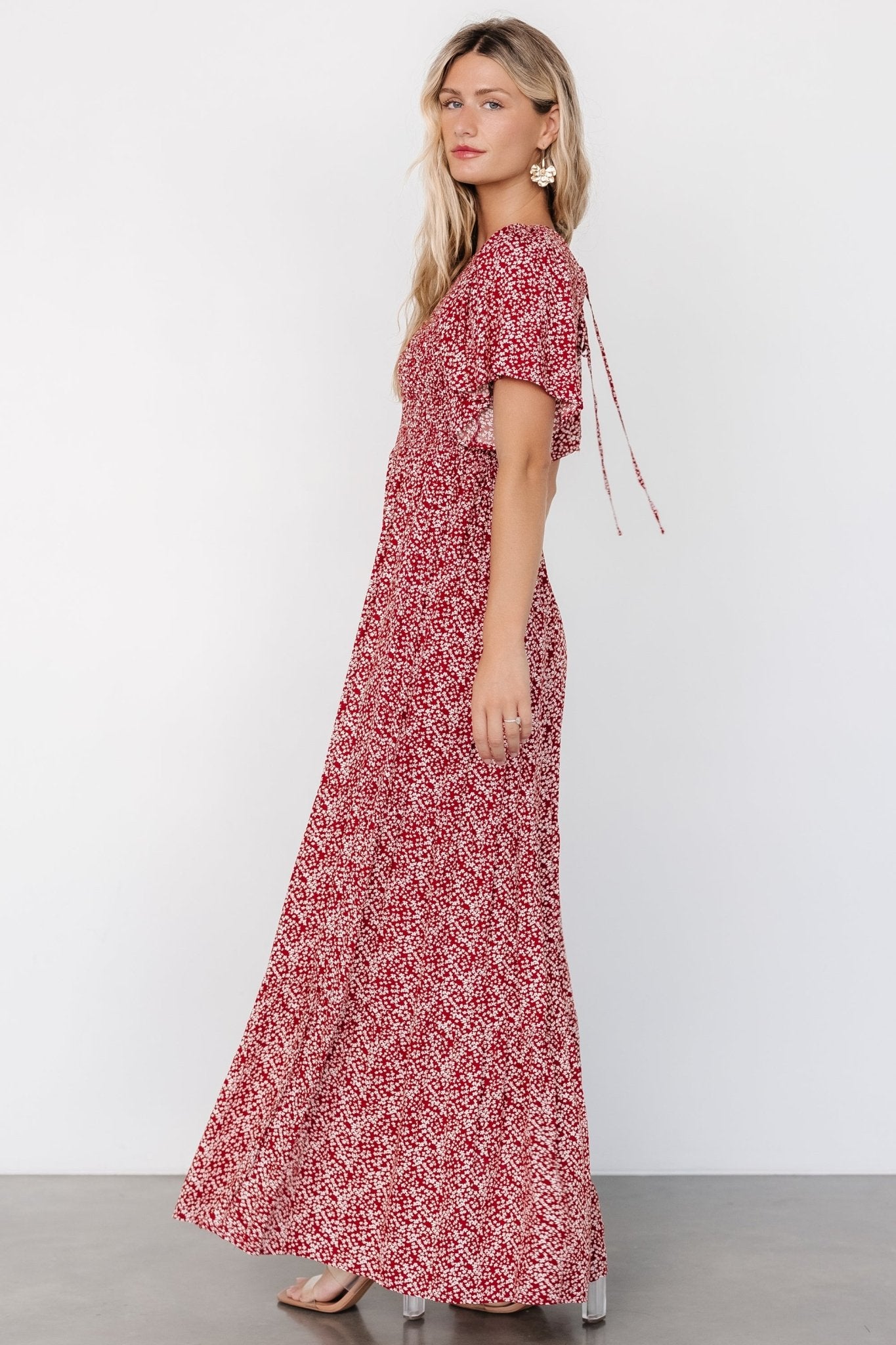 Eliza Maxi Dress | Rust Print - Baltic Born