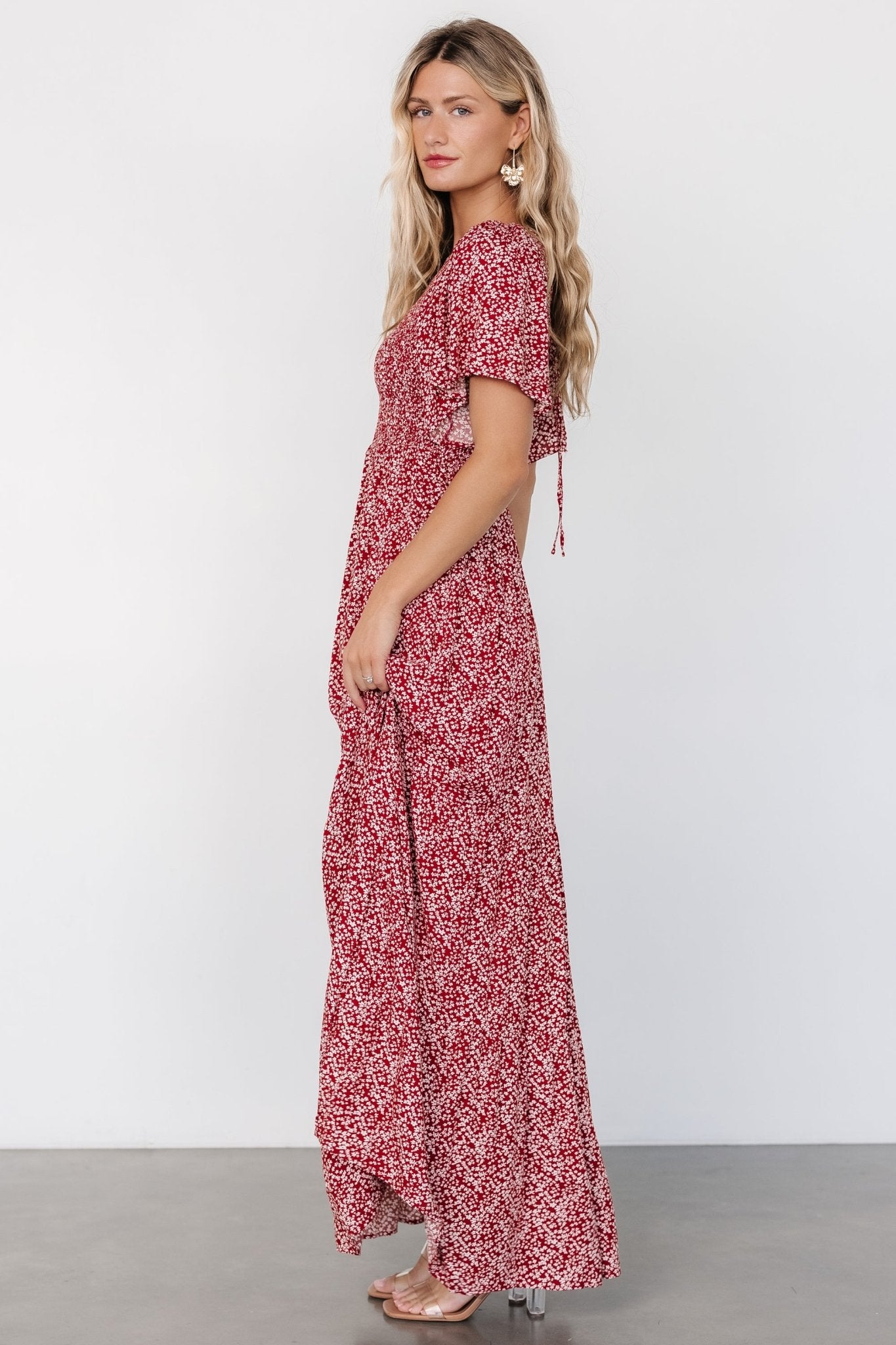 Eliza Maxi Dress | Rust Print - Baltic Born