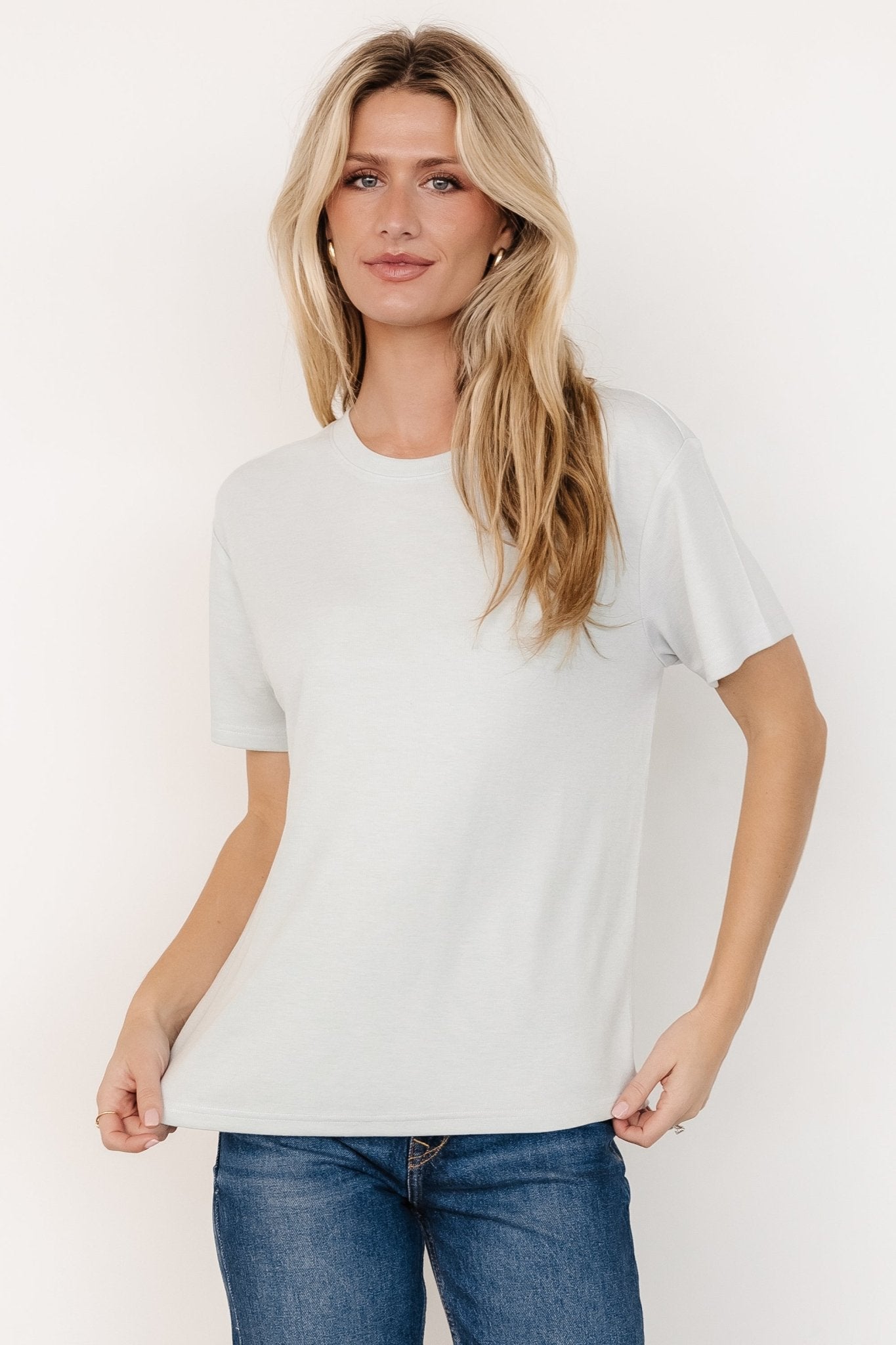 Elliot Relaxed Tee | Pale Mint - Baltic Born