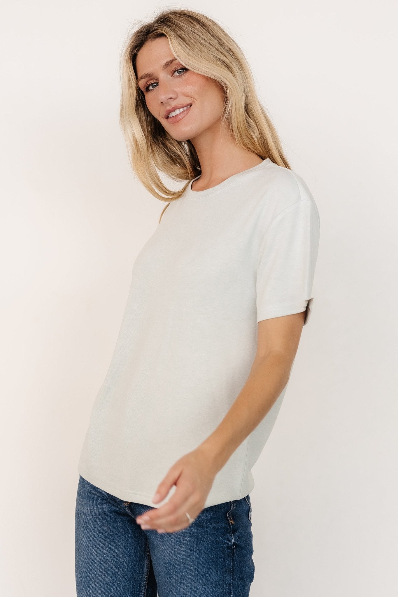 Elliot Relaxed Tee | Pale Mint - Baltic Born