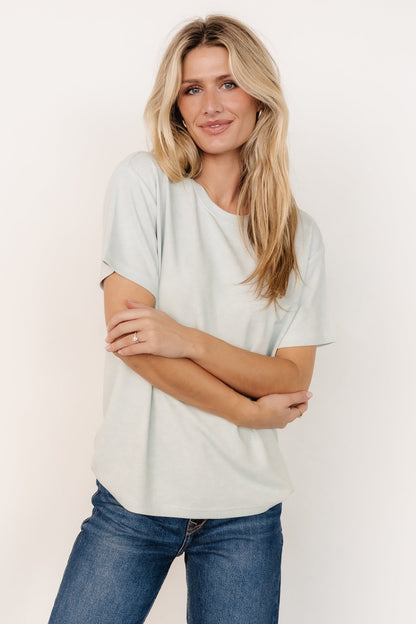 Elliot Relaxed Tee | Pale Mint - Baltic Born