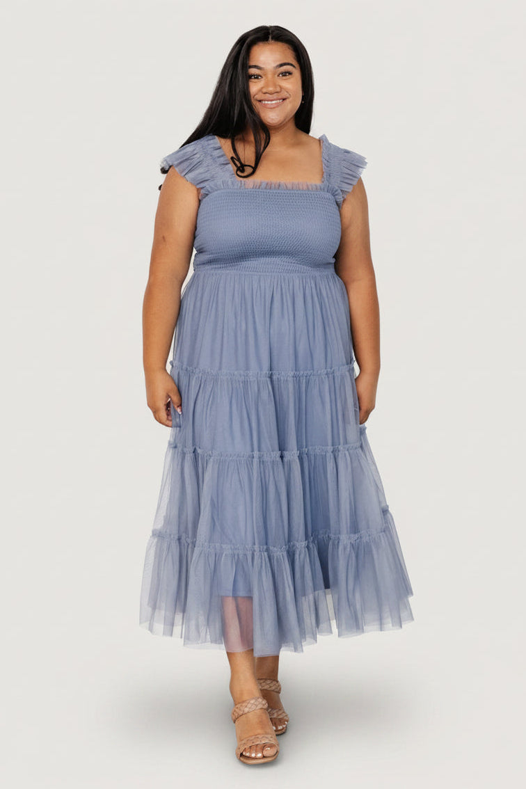 Emma Smocked Tulle Dress